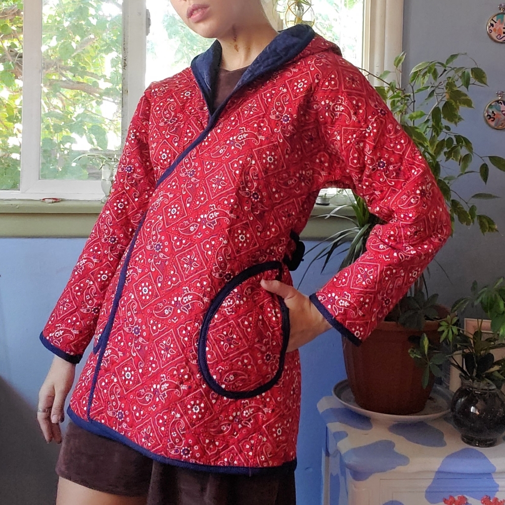 Handmade vintage paisley jacket